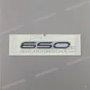 Tail cover 650 logo decal