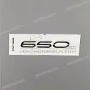 Autocollant de carénage arrière 650