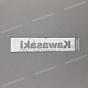 Windshield Kawasaki Logo Aufkleber