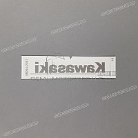KAWASAKI Windshield KAWASAKI Logo Aufkleber 56054-2261