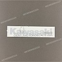 Adesivo logo KAWASAKI per serbatoio