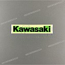 Lower cowl Kawasaki mark, left side