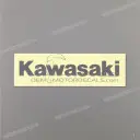 Fuel tank Kawasaki logo decal