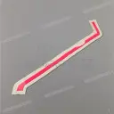 Side cowling decal, left side