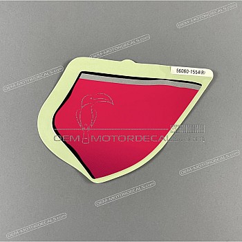 Frame cowling decal, right side