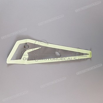 Frame cowling decal, right side