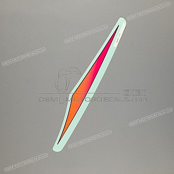 Front cowling decal, left side