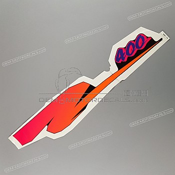 Tail cowl decal, left side