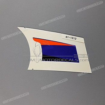 Side cowling decal, left side