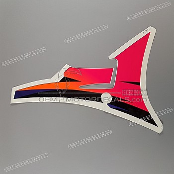 Side cowling decal, right side