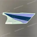 Fuel tank pattern, right side