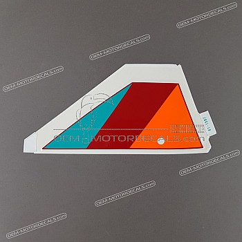 Front cowling decal, right side
