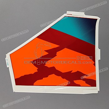 Side cowling decal, left side