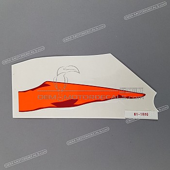 Side cowling decal, left side