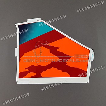 Side cowling decal, right side