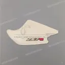Autocollant de housse de selle, côté gauche