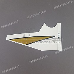 Side cowling decal, left side