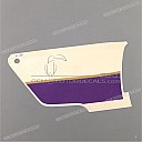Autocollant de carénage supérieur avant, côté droit