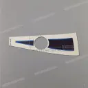 Autocollant de carénage inférieur, côté gauche