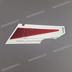 Front cowling decal, left side