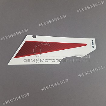 Front cowling decal, left side