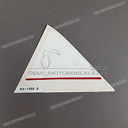 Front cowling decal, right side