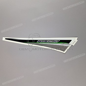 Frame cowling decal, right side