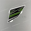 Shroud graphic pattern, left side
