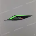 Ninja ZX-6R Heckverkleidungs-Aufkleber, linke Seite