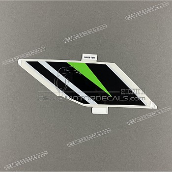 Side cowling decal, right side