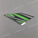 Shroud pattern, left side