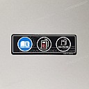 Autocollant de réservoir AVERTISSEMENT HAUT OCTANE