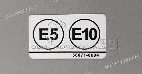 Kawasaki Caution Label, Unleaded Fuel - 560710694 Kawasaki Caution Label, Unleaded Fuel - 560710694