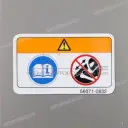 Caution label