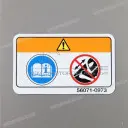 Etiqueta de precaución