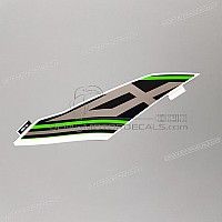 Kawasaki Ninja ZX-6R Fin Cowl Pattern, Right Side 56075-1688