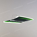 Heckverkleidungsaufkleber Ninja 650, linke Seite