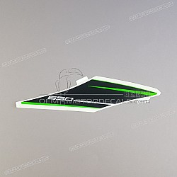 Heckverkleidung Aufkleber, Linke Seite