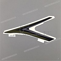 KAWASAKI Adhesivo embellecedor lateral derecho 56075-3842