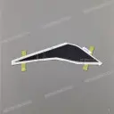 Left side cowl pattern decal
