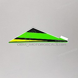 Front cowling decal, left side