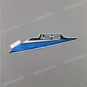 Tail cover pattern, left side upper