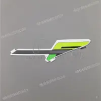 KAWASAKI Side cover pattern, right side 56075-7484