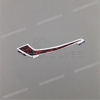 Side cowling decal, left side