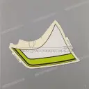 Tail cover pattern decal, left side upper