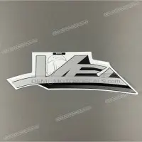 KAWASAKI Tank cover decal, right side 56076-0730