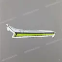 Right shroud pattern decal, right side