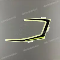 KAWASAKI Fuel tank graphic, right side, upper 56076-0950