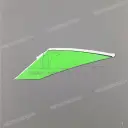 Side cowling graphic pattern, left side lower