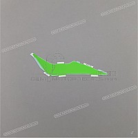KAWASAKI Heckverkleidung Aufkleber, Linke Seite 56076-1635